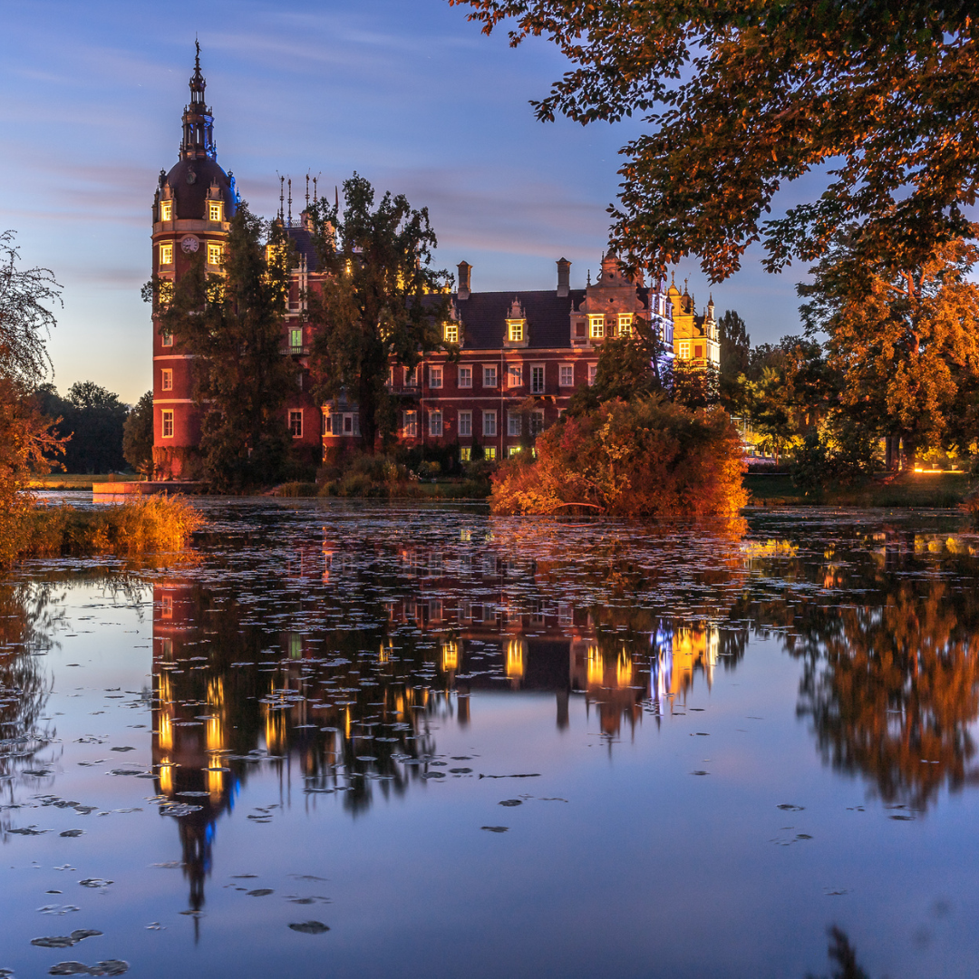 Außenansicht von Schloss Bad Muskau