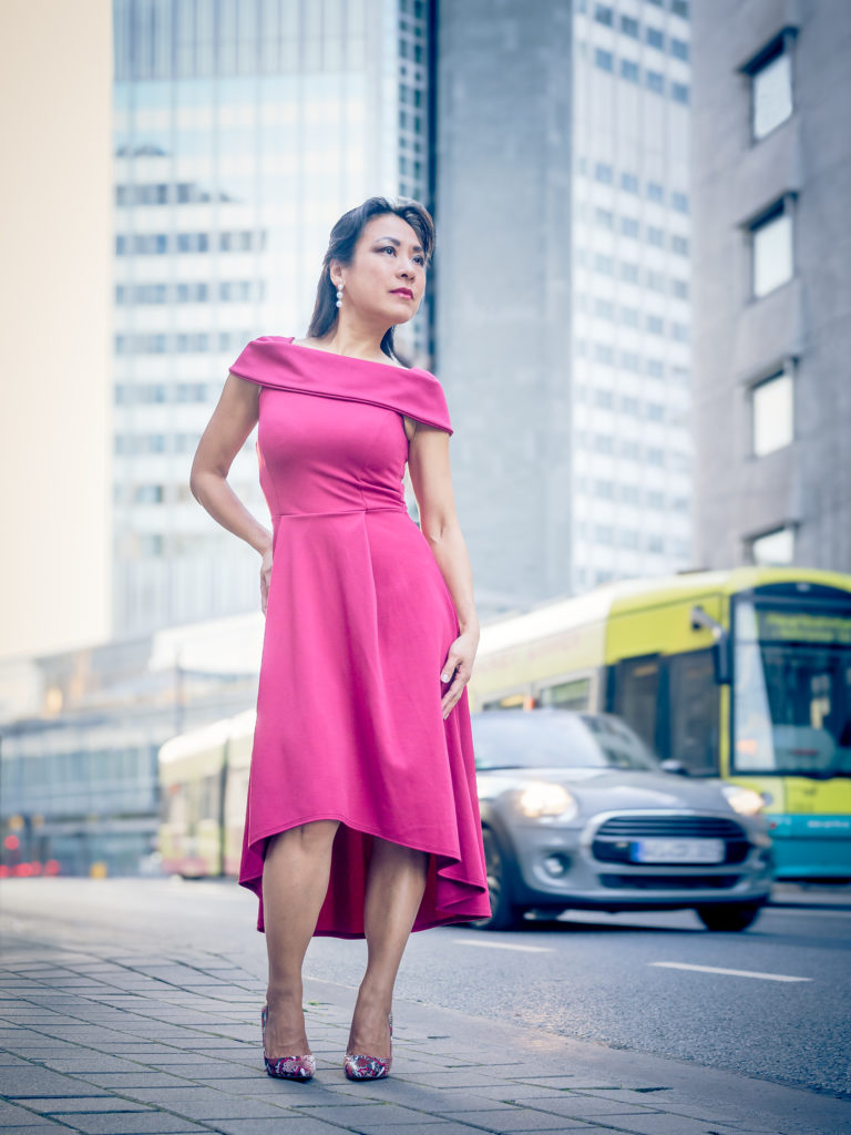 Hamburger Model in Frankfurt – Fotoshooting am Eisernen Steg